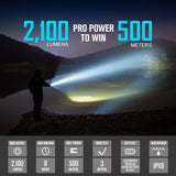 Olight Warrior x Pro Flashlight (2100 Lumens)
