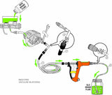 Phoenix Systems (2002HD-B) Heavy Duty Reverse Brake & Clutch Bleeder, One Person Bleeder, Cast Aluminum
